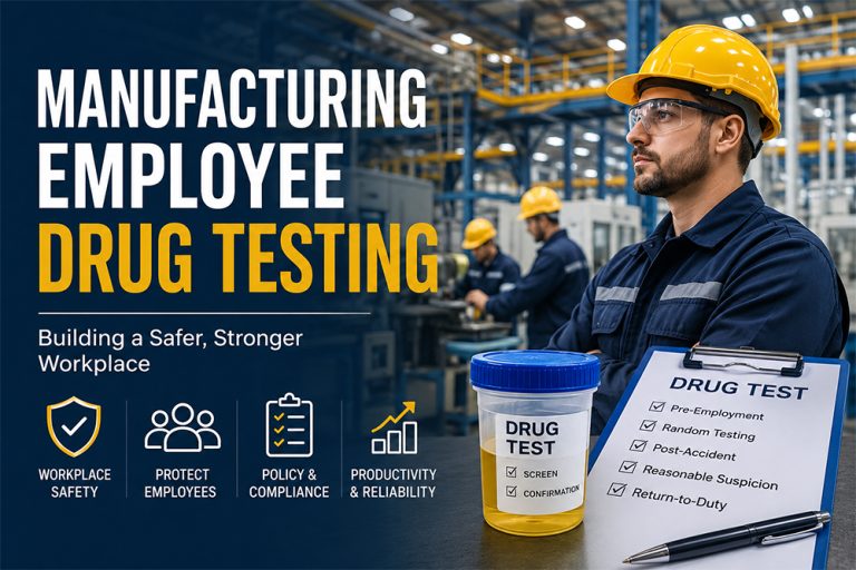 Manufacturing drug testing